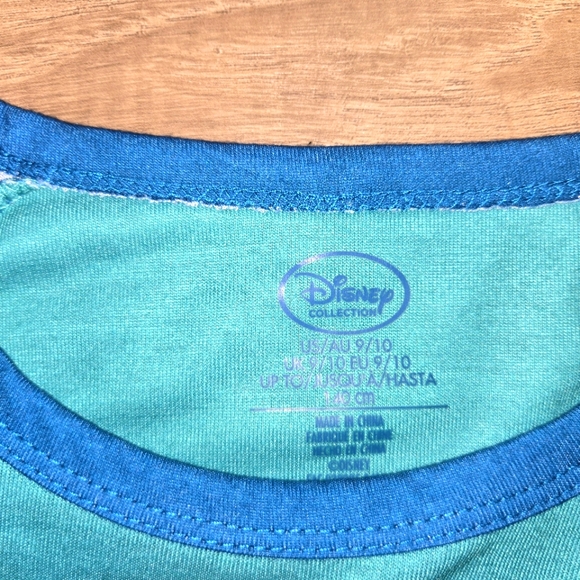 Disney Frozen Elsa Teal Long Sleeved Nightgown Size 9/10 NWT - Picture 4 of 7